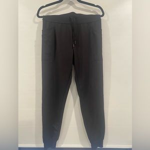Black stretchy joggers
